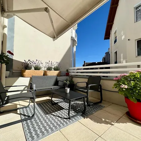 120m2 Avec Deux Terrasses Ensoleillees A Lägenhet Biarritz